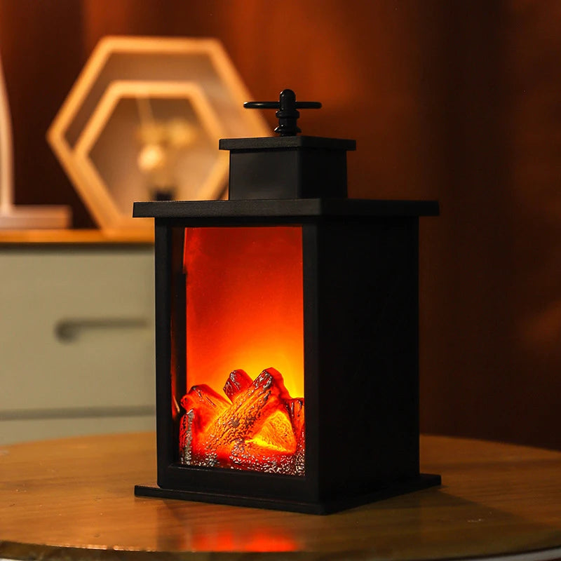 LED Fireplace Lights, Charcoal Simulation