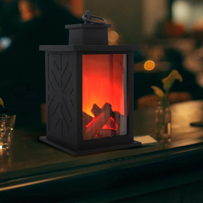 LED Fireplace Lights, Charcoal Simulation