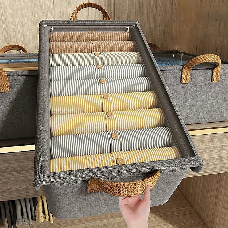 Cationic Steel Frame Folding Storage Box Multi-functional