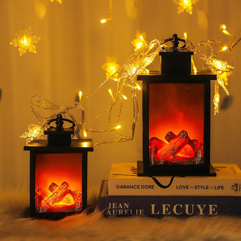 LED Fireplace Lights, Charcoal Simulation