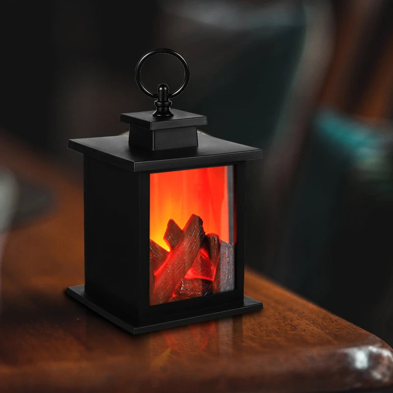 LED Fireplace Lights, Charcoal Simulation