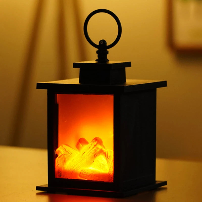 LED Fireplace Lights, Charcoal Simulation