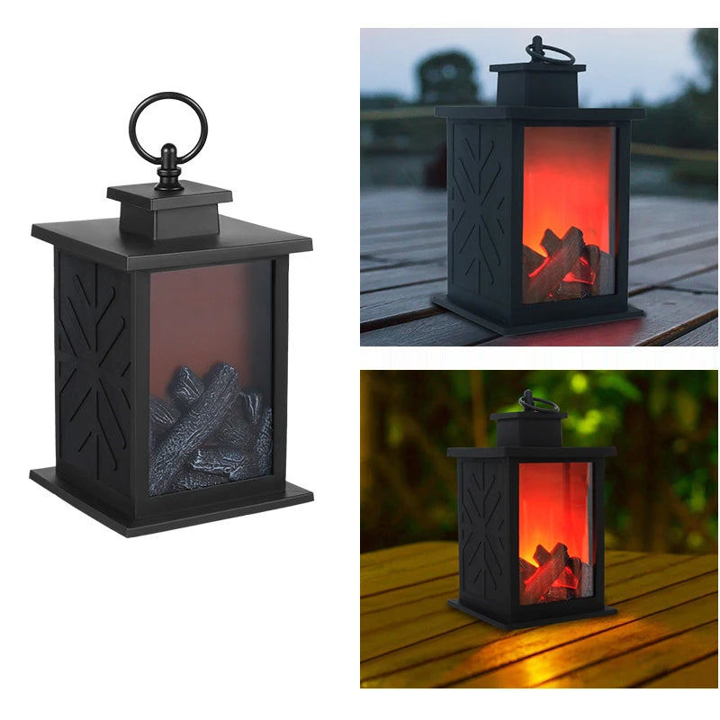LED Fireplace Lights, Charcoal Simulation