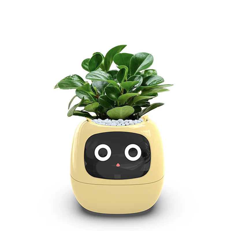 "Ivy Smart Planter: 7 Expressions, 7 Sensors, and AI Magic – Making Plant Care Fun & Effortless!