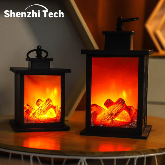 LED Fireplace Lights, Charcoal Simulation