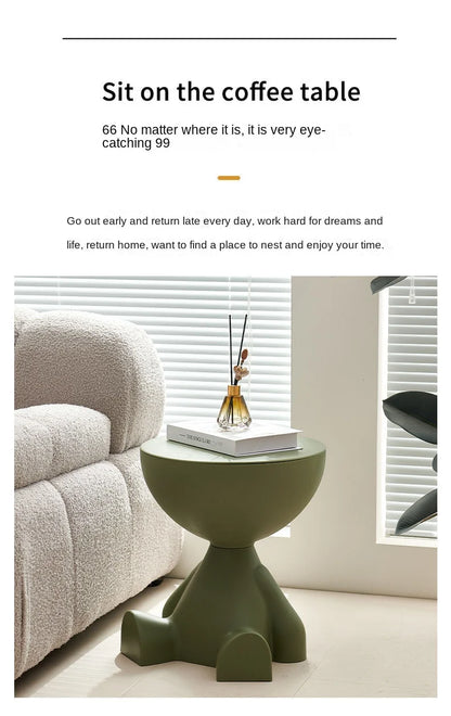 Light Luxury Creative Flat Head Coffee Table